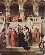 Francesco Hayez The Death of the Doge Marin Faliero oil painting on canvas